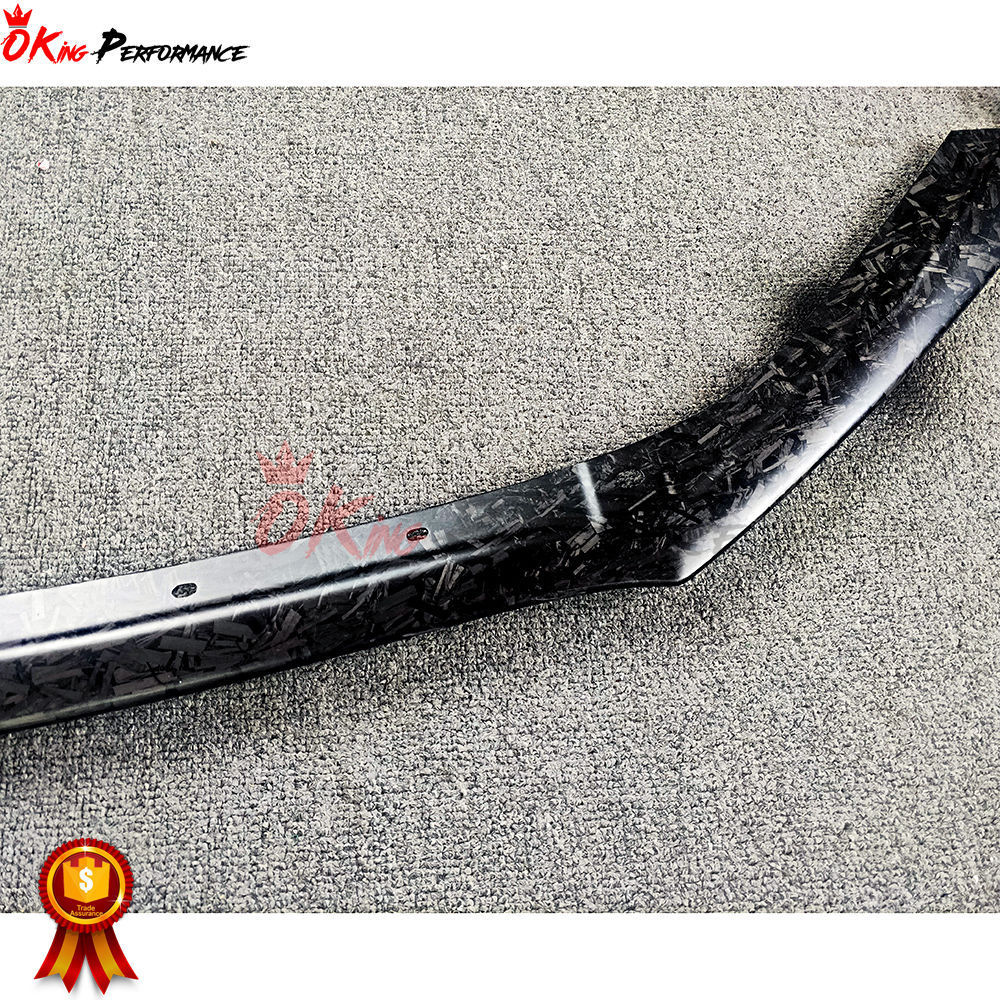 STI Style Matt Forged Carbon Fiber Front Lip For Subaru ZD8 BRZ Body Kit 2021 2022 2023