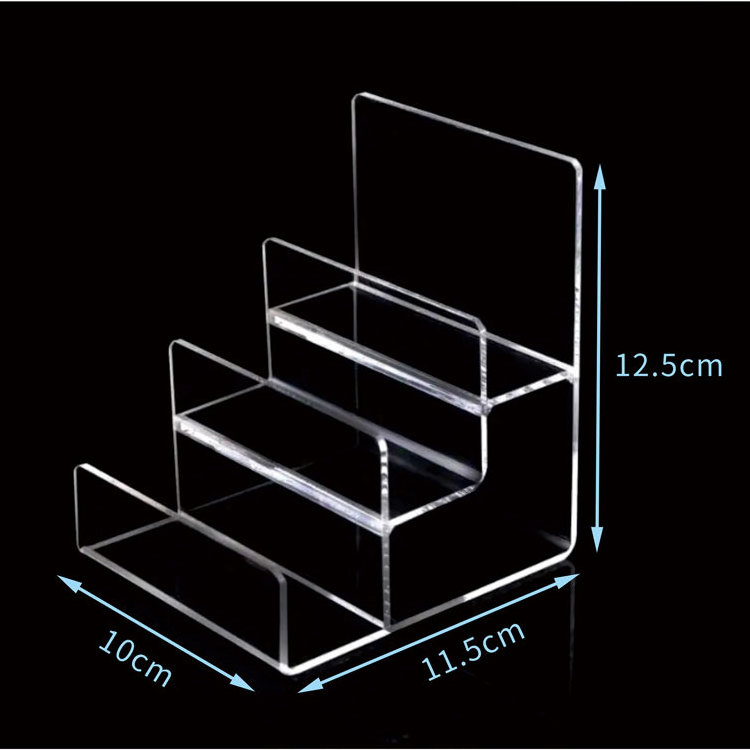 Tabletop Acrylic Display Rack Shop Display Countertop Leather Wallet Stand Coin Purse Holder Rack for Wallet Display