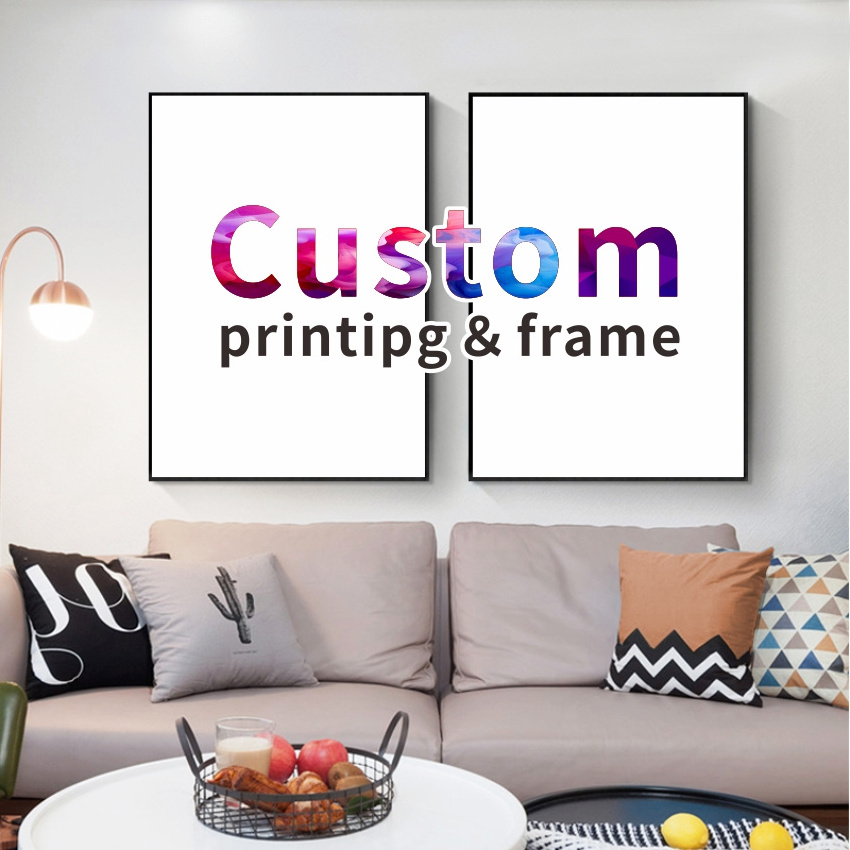 Wholesale Custom-Size Multi-Panel Canvas Print Poster Home Decor Wall Art Digital Printing for Hotels