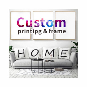 Wholesale Custom-Size Multi-Panel Canvas Print Poster Home Decor Wall Art Digital Printing for Hotels