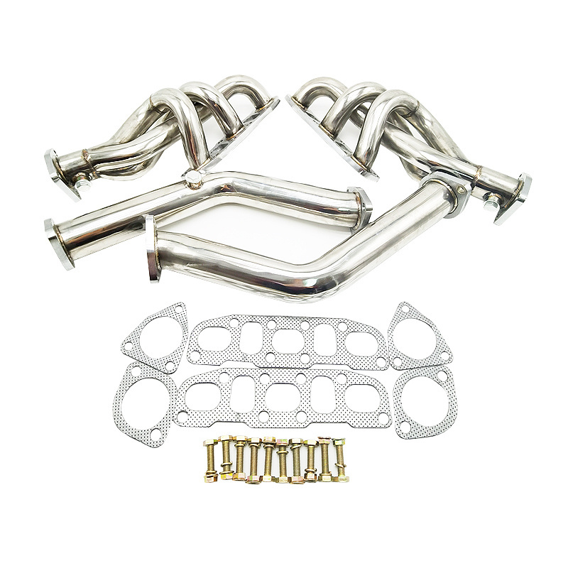 STAINLESS HEADER MANIFOLD+DOWNPIPE EXHAUST for NISS@N 03-06 350Z Z33/G35 V35 VQ35DE