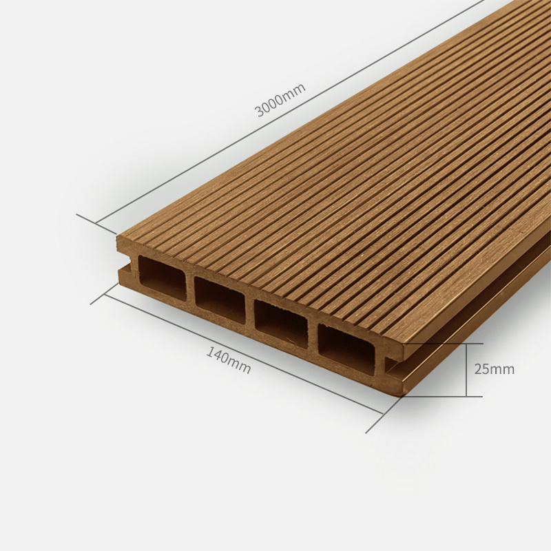 OKLIVE Uv Proof Decking PanelResistant Retardant Outdoor Deck Waterproof  Wood-plastic Composite Flooring Wpc Flooring