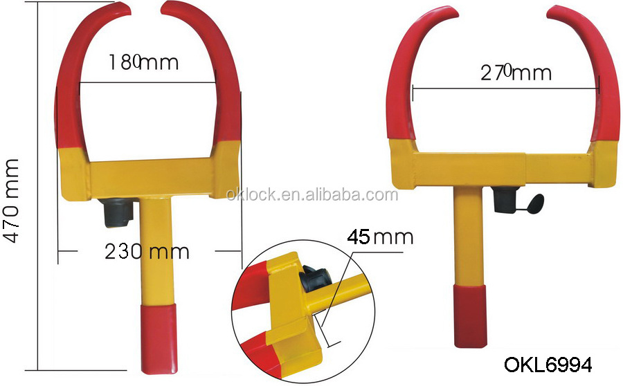 Good sales car wheel clamp, wheel lock, tire lock