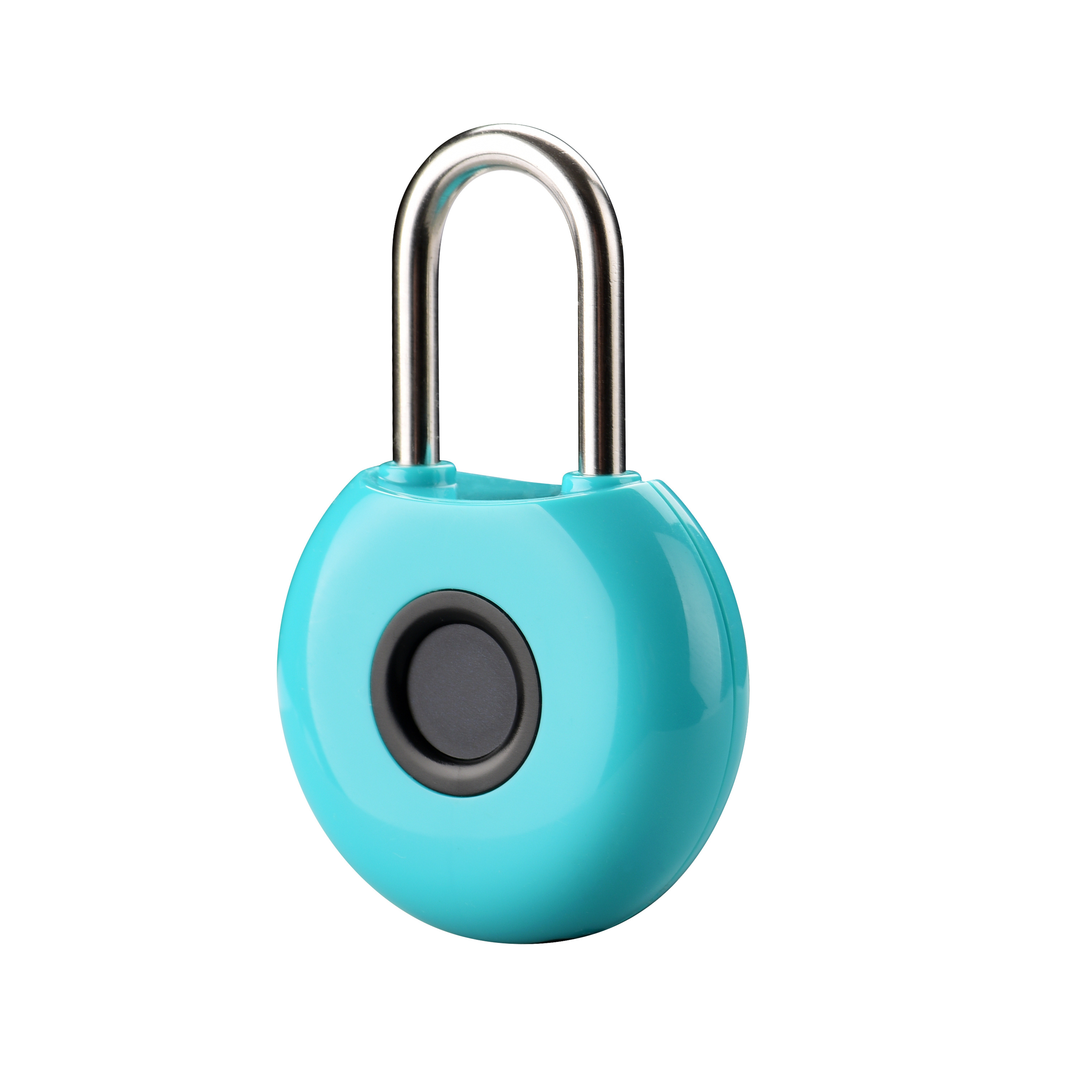 OKLOK Smart palock fingerprint round padlock luggage lock bag cute mini lock