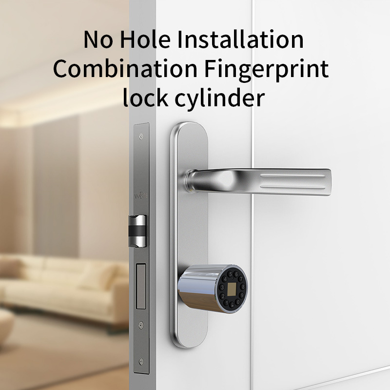 Smart Door Lock Fingerprint Password Lock Smart Fingerprint Electronic Cylinder Lock for Apartment