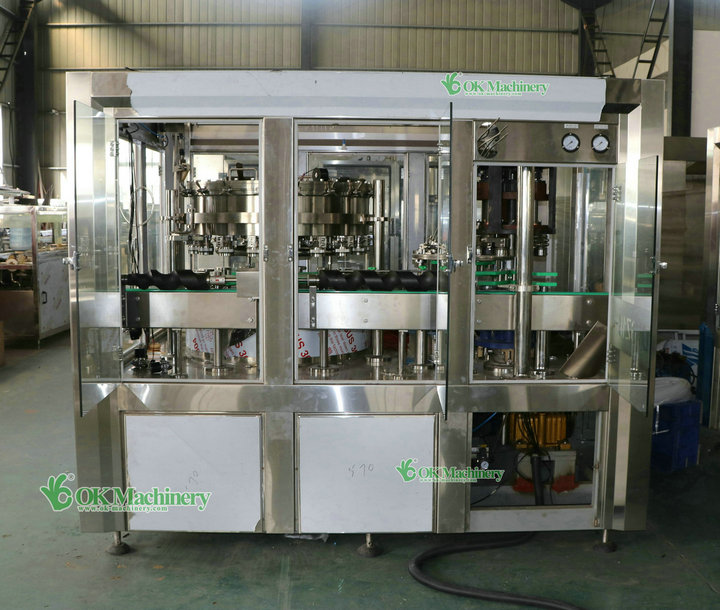 Commercial Energy Drink Can Filler / Csd Gas Water Filling Machine / Craft Beer Filling And Sealing Machine