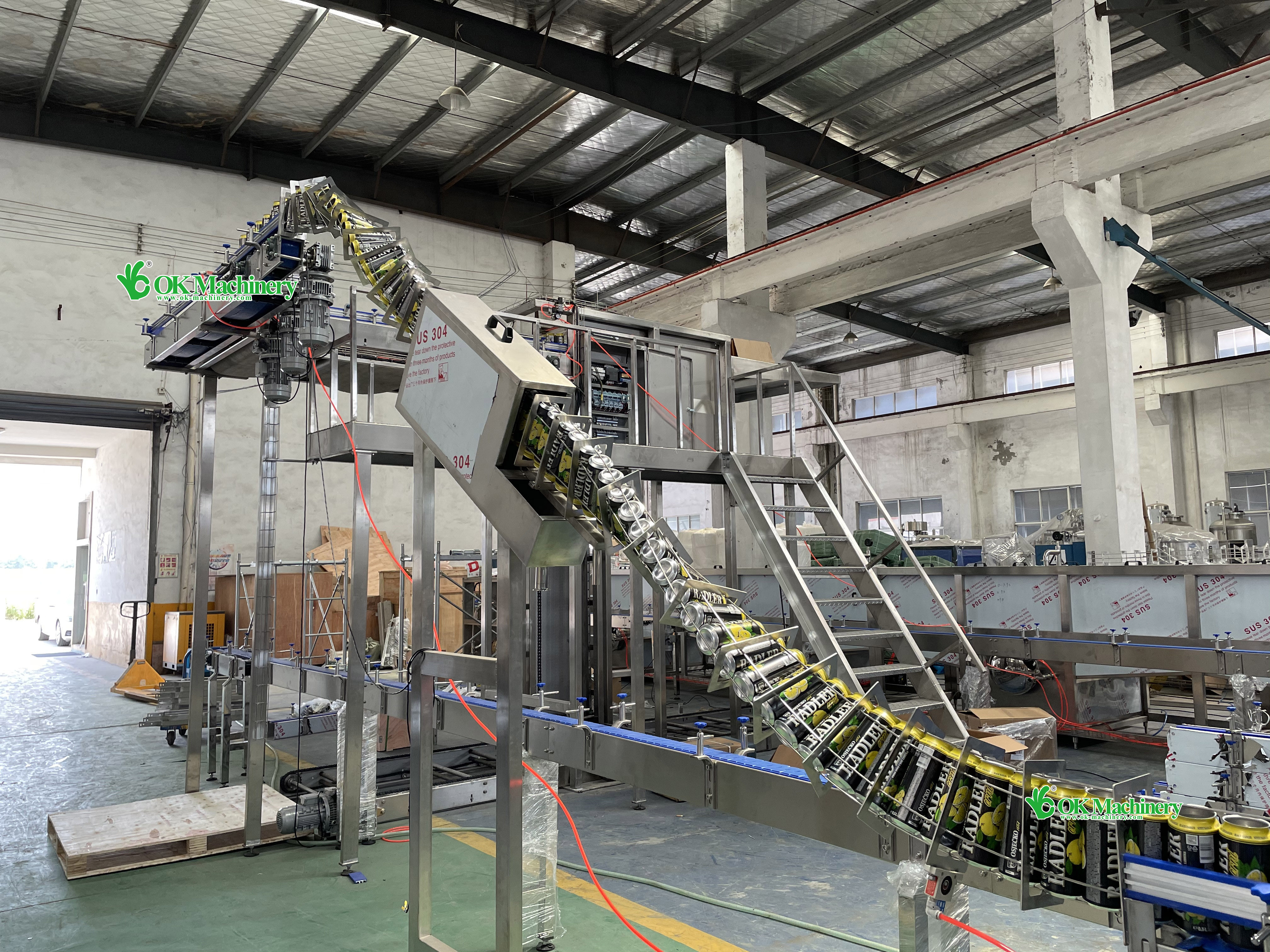 Automatic tin Can Container Palletizer And Depalletizer Machine ...