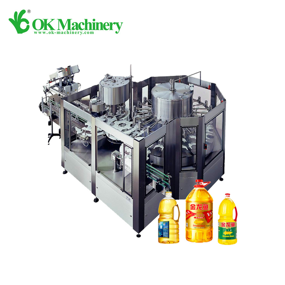 XP593 Fully automatic best price high accuracy clean liquid oil filling machine