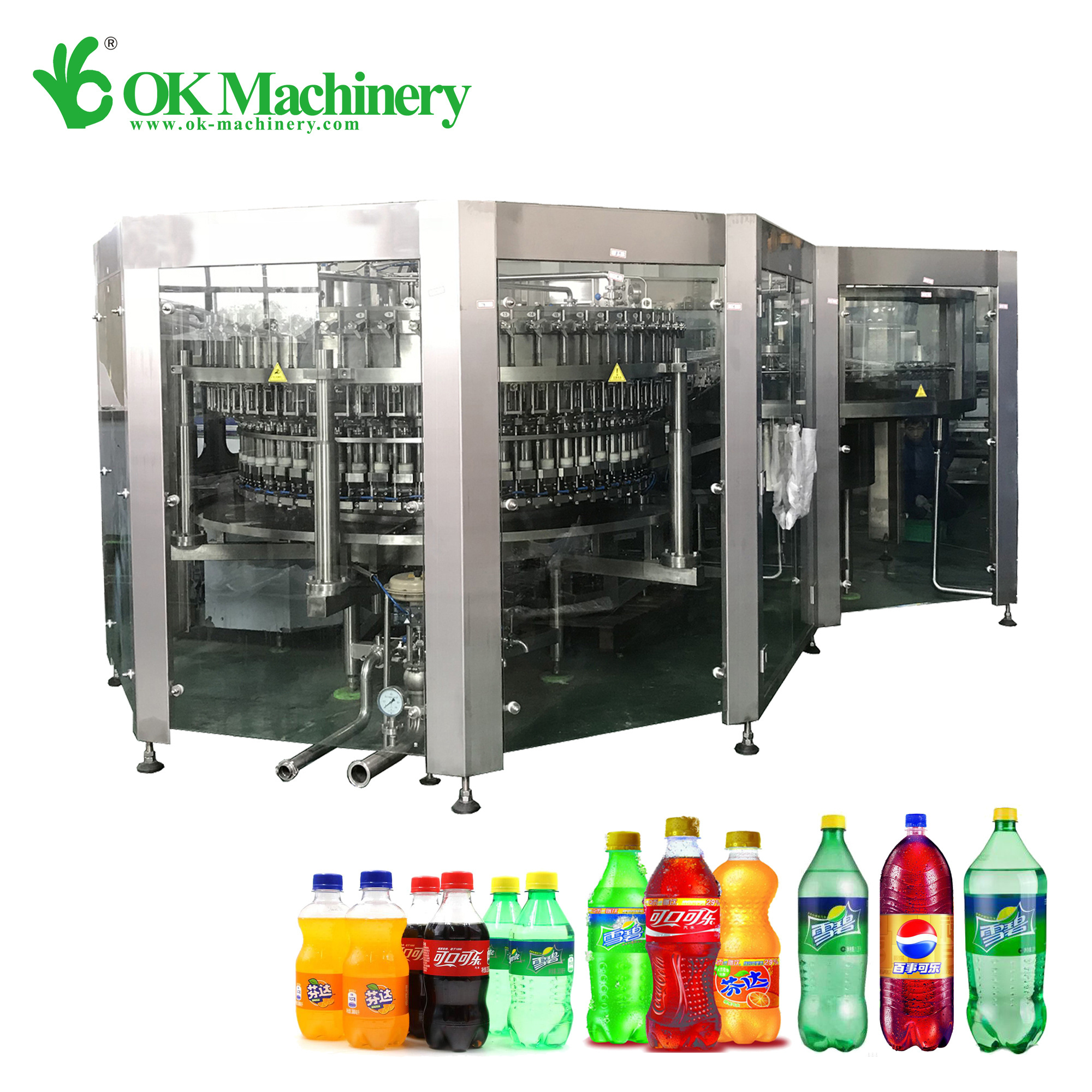 China Supplier Bottle Carbonated Drinks Making Filling Machine For Pet Bottle Carbonated Drink Filling