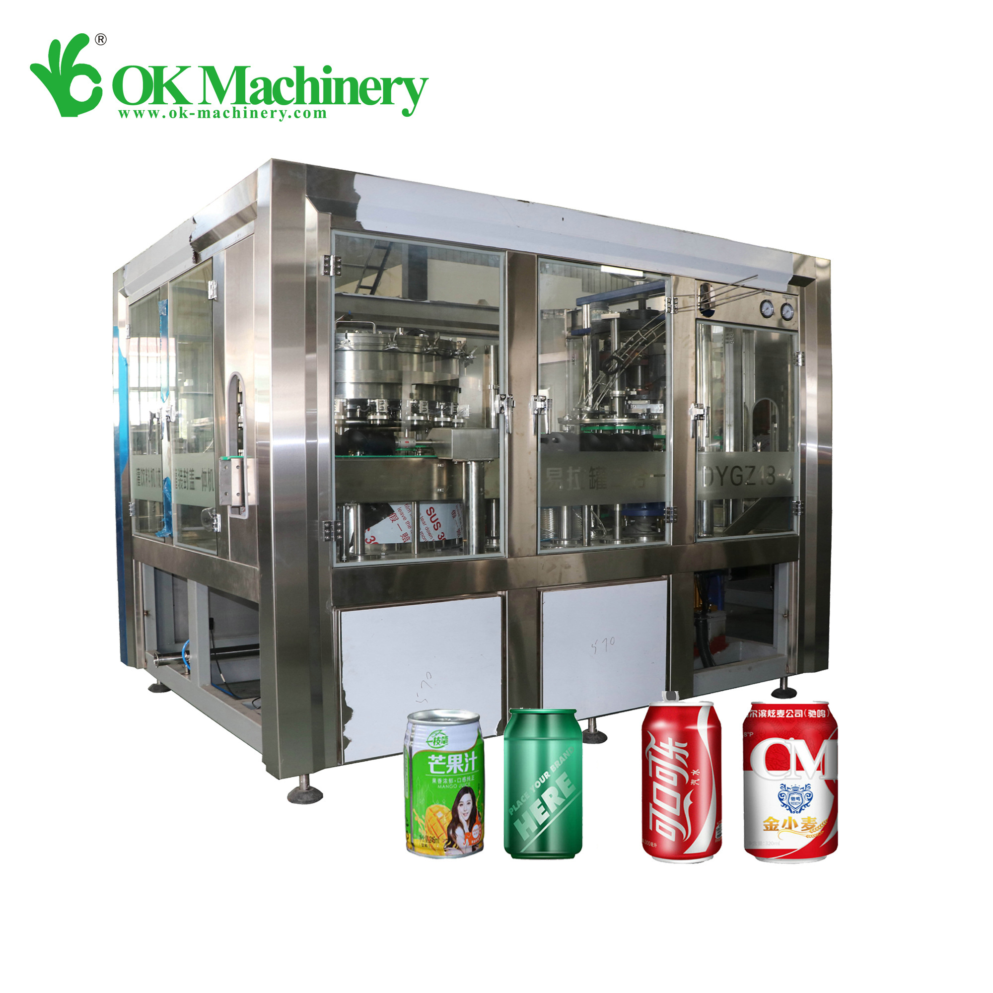 Can Fruit Juice Making Filling Seaming Sealing Machine Equipment For Beverage System Plant Production Line For Sale