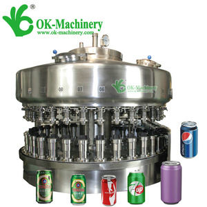 Coke Can Filling Machine Aluminum Soda Can Filling And Sealing Machine