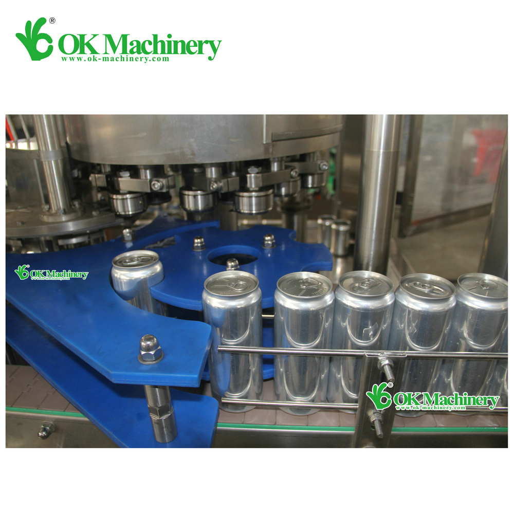 BKBK01 Automatic complete plant A to Z tin beverage juice canning line aluminium beer Can filling machine