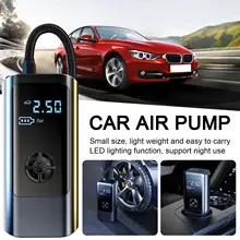 Digital 12V DC Mini Air Pump 4000mAh Rechargeable Bike Motorcycle Car Tire Inflators Wireless Air Compressor Portable Air Pump