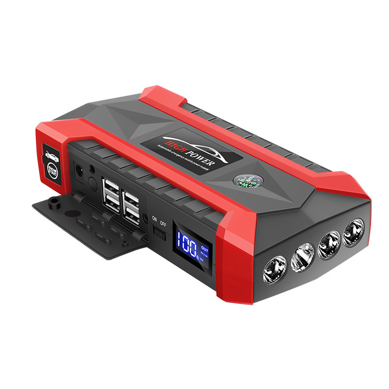 89800 MAH Car Power Bank Jump Starter Air Compressor Portable Multifunction 12V High Power Jump Starter With Tire Inflator