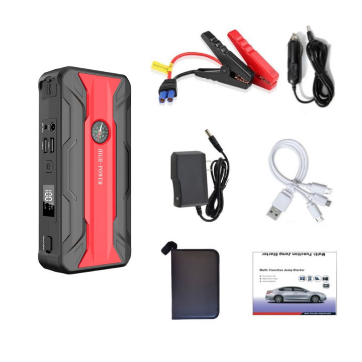 New Arrival Battery Power Supply Multifunctional Portable Fast Power Car Jump Starter Bank Batteries Charge Booster