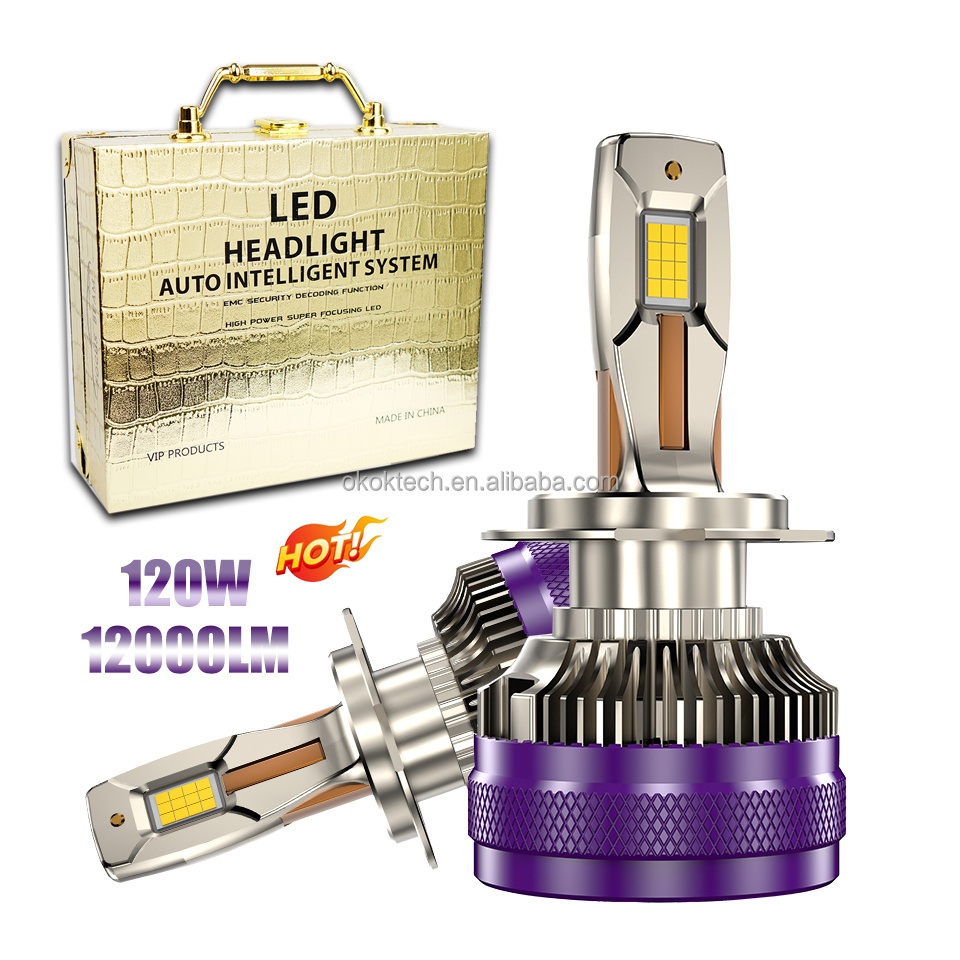 X120 LED headlight bulb H1 H3 H4 H11 LED 9005 9006 H13 9012 H7 LED