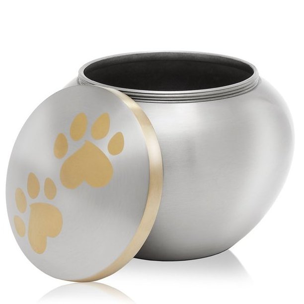 Wholesale Pet Memorial Cremation Urns for Dog and Cat Ashes Large Gold Urn Up to 85 lbs