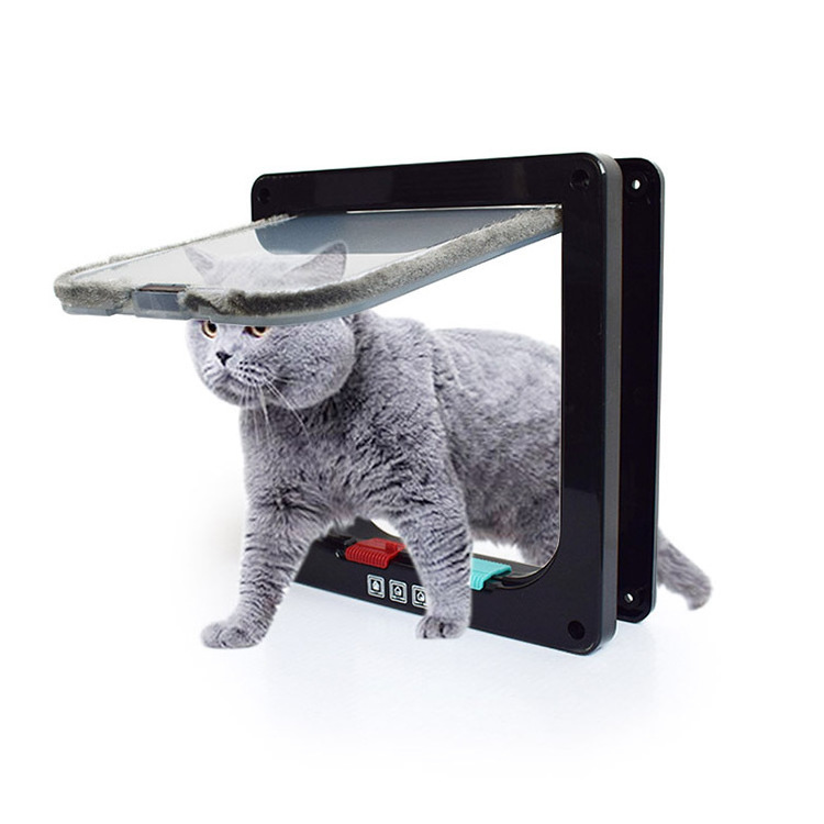 Pet Cat And Dog Door Opening Can Control The Direction Of In And Out Free Pet Door Cat Door Flap