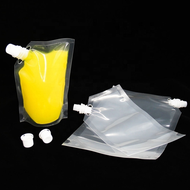 250ML Honey bee Pouch Plastic Bag Stand Up pouch with Spout for honey bee