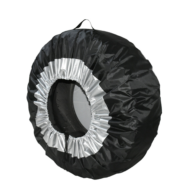 Carry Tote Polyester Tire For Cars Wheel Protection Covers Car Spare Tire Cover Storage Bags 13-19inch Tire Cover Case 1PCS