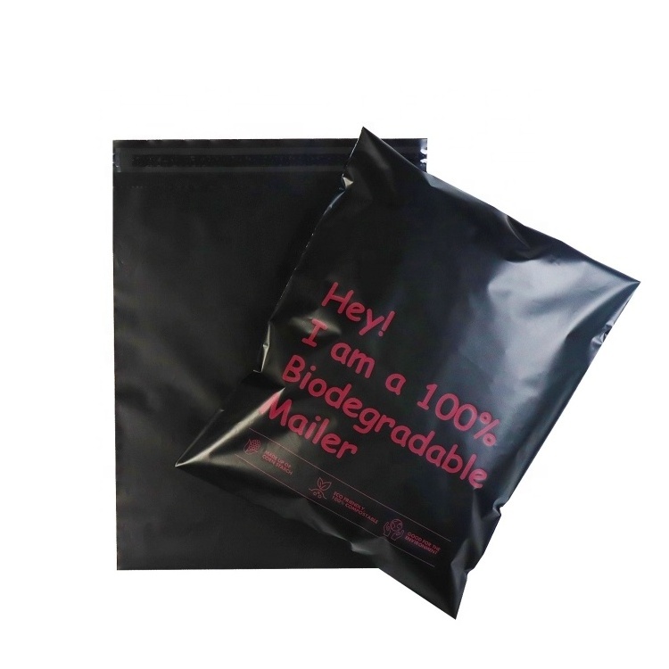 Custom Logo Printed Biodegradable Pink Mail Bulk Plastic Mailing Bags Shipping Packaging Envelope