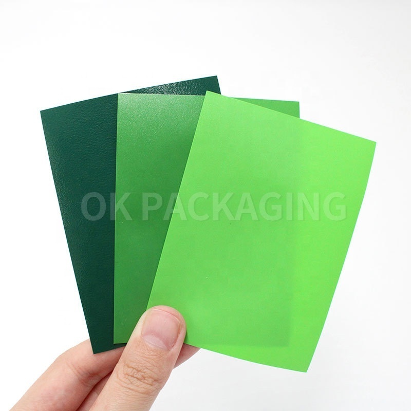 China Factory Plastic Bags Custom Printed Trading Clear Plastic Matte Photocard Sleeves Protector Card Sleeves   For Cards,