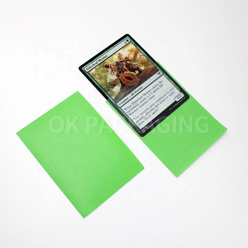 China Factory Plastic Bags Custom Printed Trading Clear Plastic Matte Photocard Sleeves Protector Card Sleeves   For Cards,