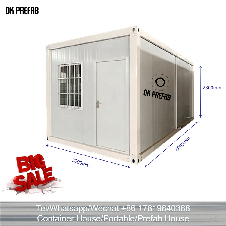 iso 20ft 40ft mobile prefab modular  mini house  shipping flat pack container house frame