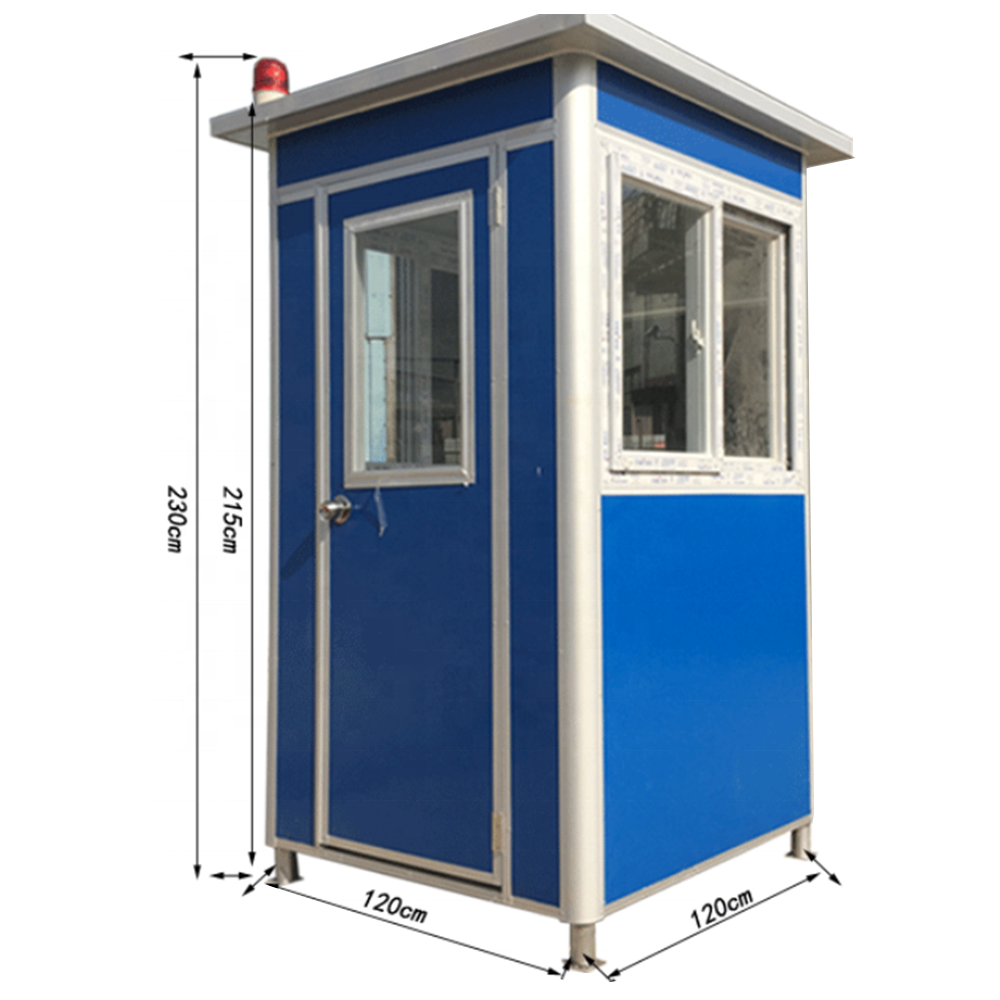 Wholesale Mobile Outdoor Public Security Guard house/Prefab Sentry Box/Shop/Kiosk/Ticket Booth