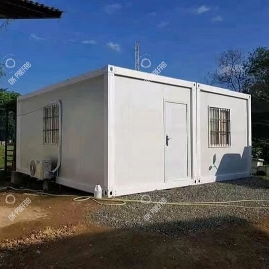 iso 20ft 40ft mobile prefab modular  mini house  shipping flat pack container house frame