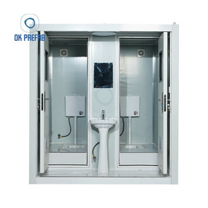 Reasonable Price Business High Quality Portable Bathroom Unit Shower And Toilet Steel Portable Mobile Toilets for Adults