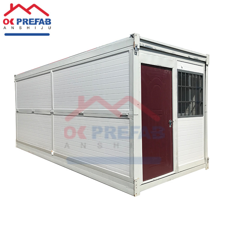 High Quality Foldable Office  Cheap Accomodation Prefabricated Buildings Folding Prefabricated Homes Prefab Container House