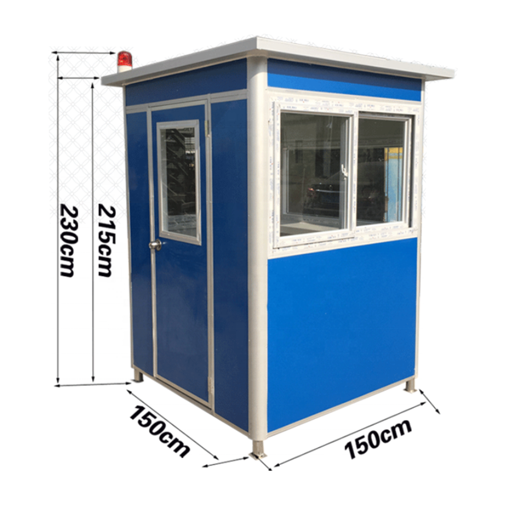 Wholesale Mobile Outdoor Public Security Guard house/Prefab Sentry Box/Shop/Kiosk/Ticket Booth