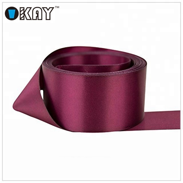 Custom high quality 100mm width satin sash ribbon