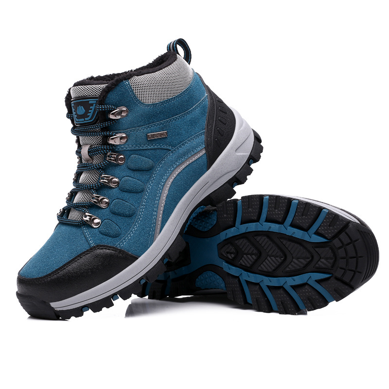 Direct Selling High-Quality Cowhide Outdoor Shoes Soft Wear-Resistant Non-Slip Couple Rock Climbing Shoes