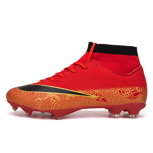 QUFENG Wholesale Soccer Shoes Turf Boots New Design Outdoor Soccer Football Shoes for Men