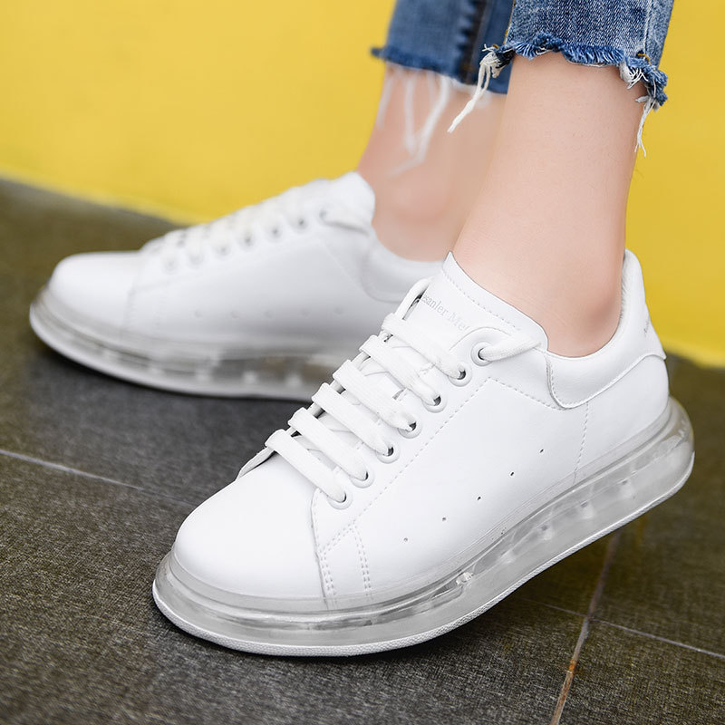 Fashion Web Celebrity Small White Sports Shoes Casual Air Cushion Sneakers For Men Or Women