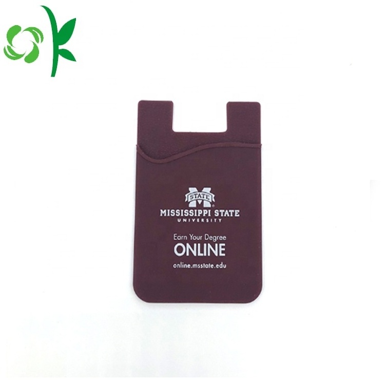 OKSILICONE Silicone Rubber Business Card Holder Silicone Mobile Phone Card Credit Card Holder