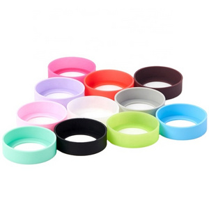 OKSILICONE Durable Silicone Protective Cup bottom Sleeve For Amber Bottles Silicone Bottle Holder For Travel