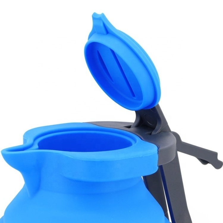 OKSILICONE Portable Silicone Collapsible Tea Bottle Outdoor Camping Travel Water Kettles Silicone Kettle