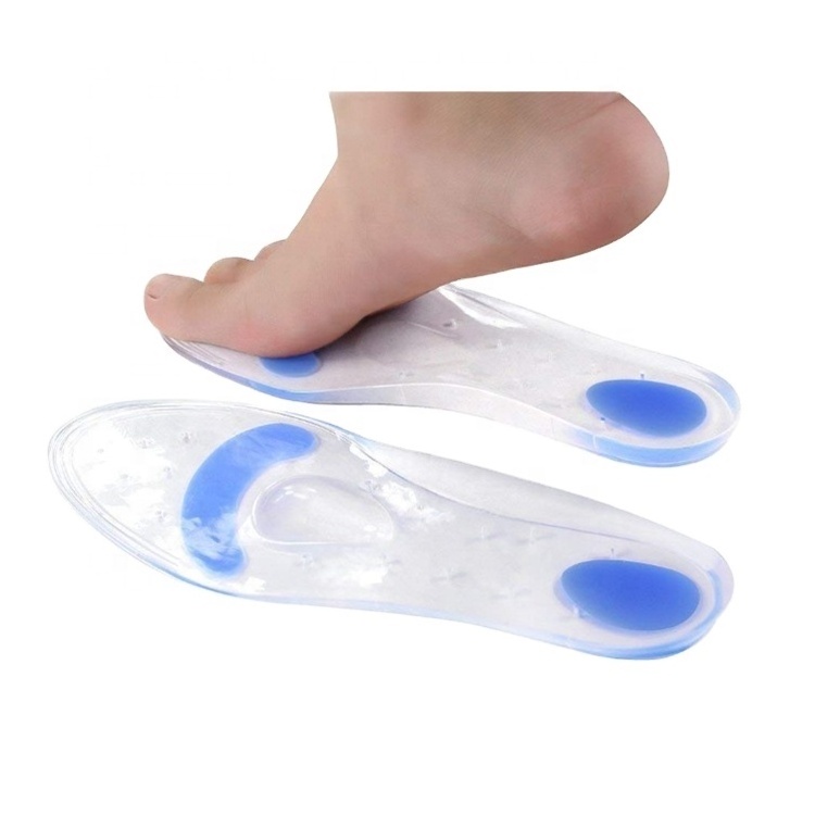 OKSILICONE Customized Medical Grade Magnetic Silicone insoles Massage Silicone Heel Cups Pads