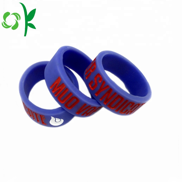 OKSILICONE Hot Sale Slap-up Silicone Finger Rings Engagement Rings for Wedding Eco-friendly Silicone Finger Rings Outdoor Sport