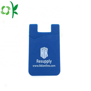 OKSILICONE Silicone Rubber Business Card Holder Silicone Mobile Phone Card Credit Card Holder