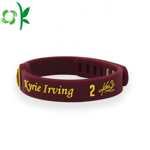 OKSILICONE Hot Sale Irregularity Personalised Silicone Adjusted Wristbands High Quality Silicone Bracelets For Party Gift