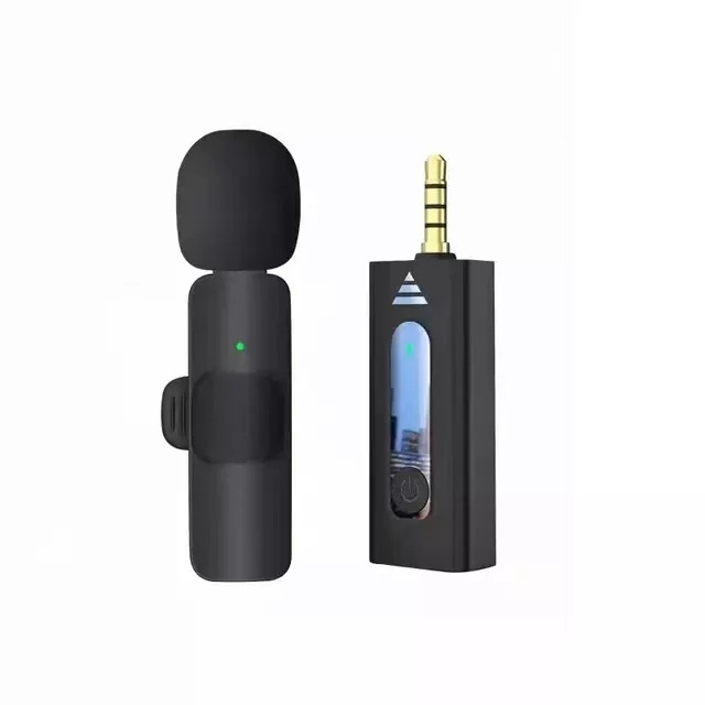 K35 Portable audio video recording mini mic wireless lavalier wireless usb microphone for mobile phone