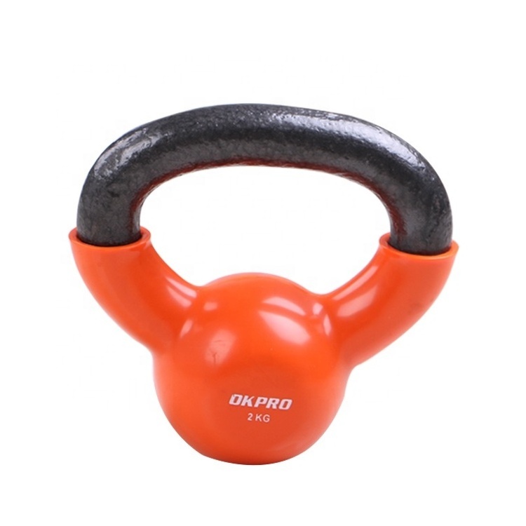 Vinyl Coated Kettlebells China Wholesale Gym Fitness Color Vinyl Kettlebell Set