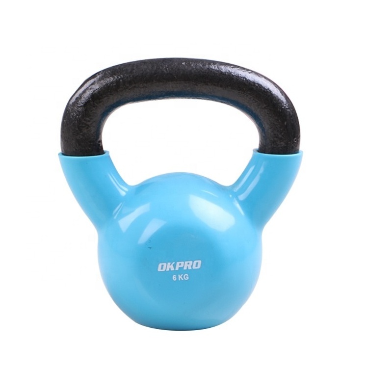 Vinyl Coated Kettlebells China Wholesale Gym Fitness Color Vinyl Kettlebell Set