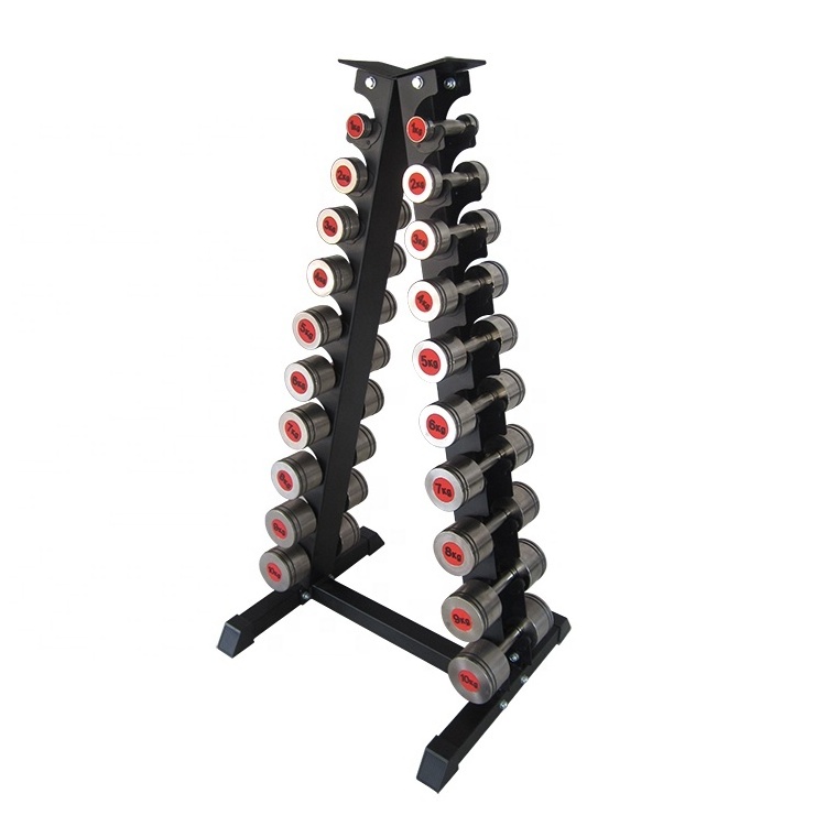 Commercial Gym Equipment Fitness 10pairs Vertical Dumbbell Rack