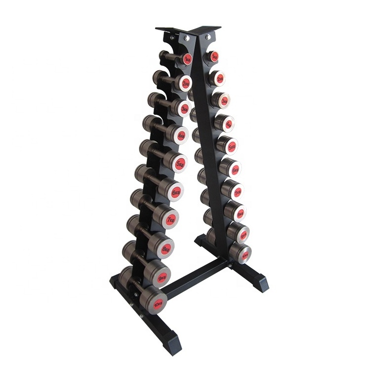 Commercial Gym Equipment Fitness 10pairs Vertical Dumbbell Rack