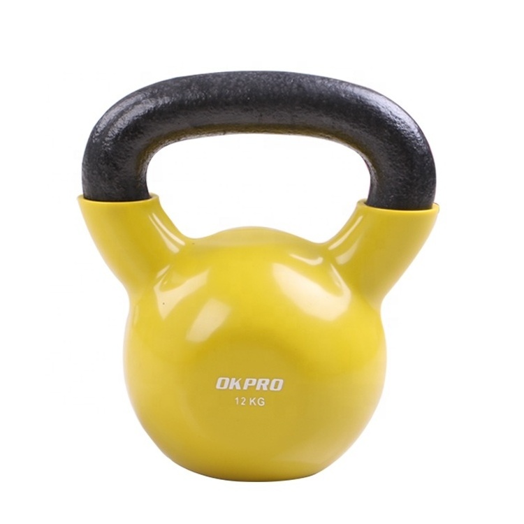 Vinyl Coated Kettlebells China Wholesale Gym Fitness Color Vinyl Kettlebell Set